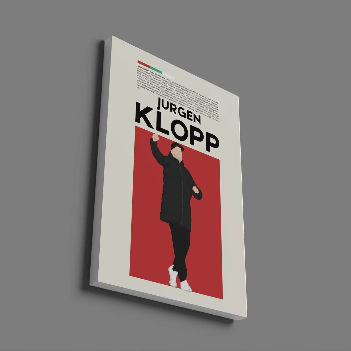 Jürgen Klopp Liverpool - Minimalist Poster - Fans Favourites