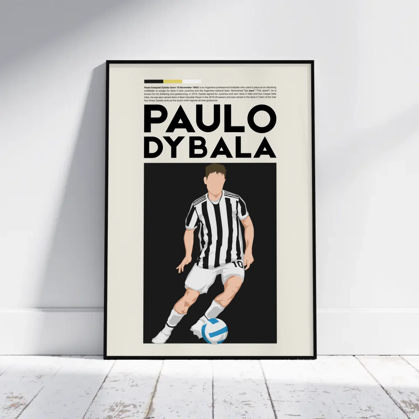 Paulo Dybala Juventus - Minimalist Poster - Fans Favourites