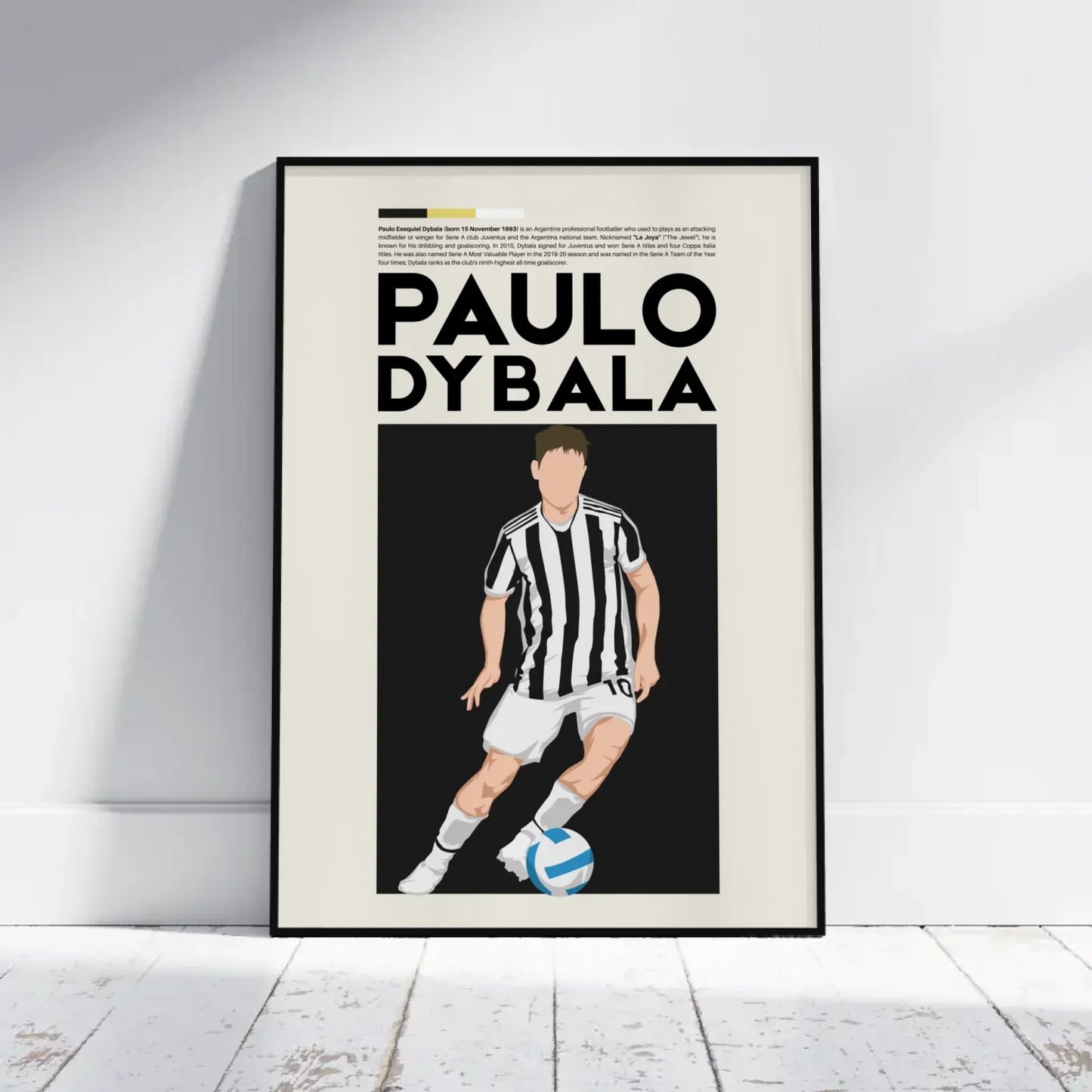 Paulo Dybala Juventus - Minimalist Poster - Fans Favourites