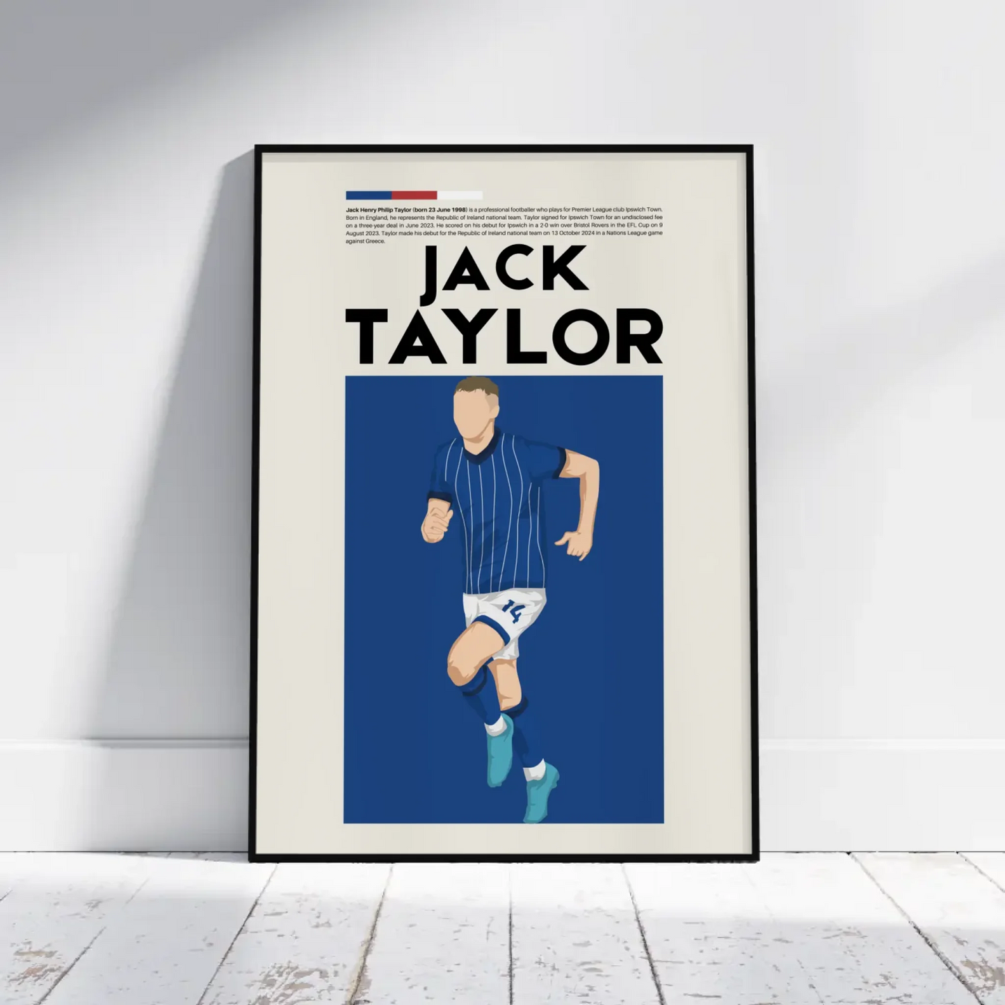 Jack Taylor Ipswich - Minimalist Poster - Fans Favourites