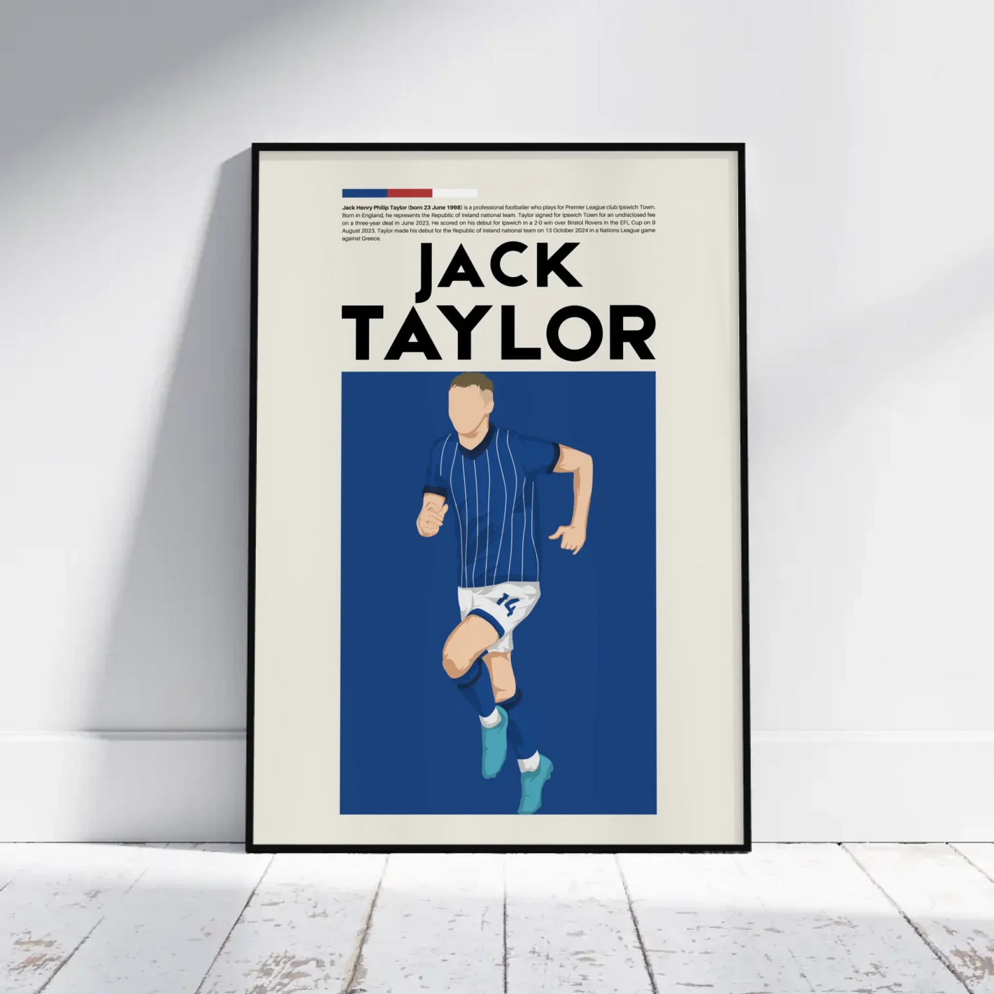 Jack Taylor Ipswich - Minimalist Poster - Fans Favourites