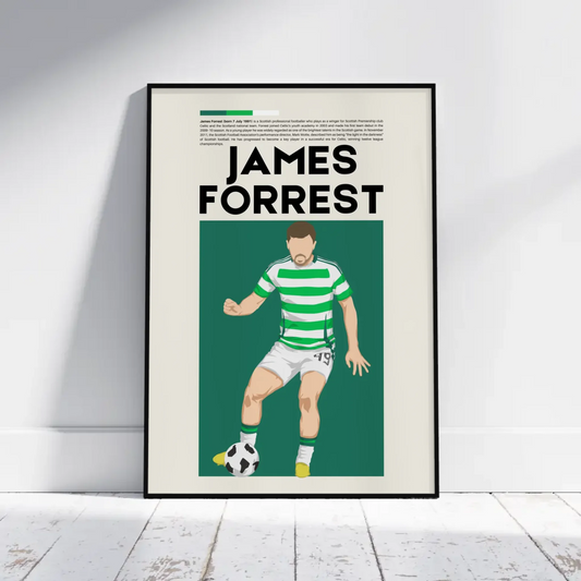 James Forrest Celtic - Minimalist
