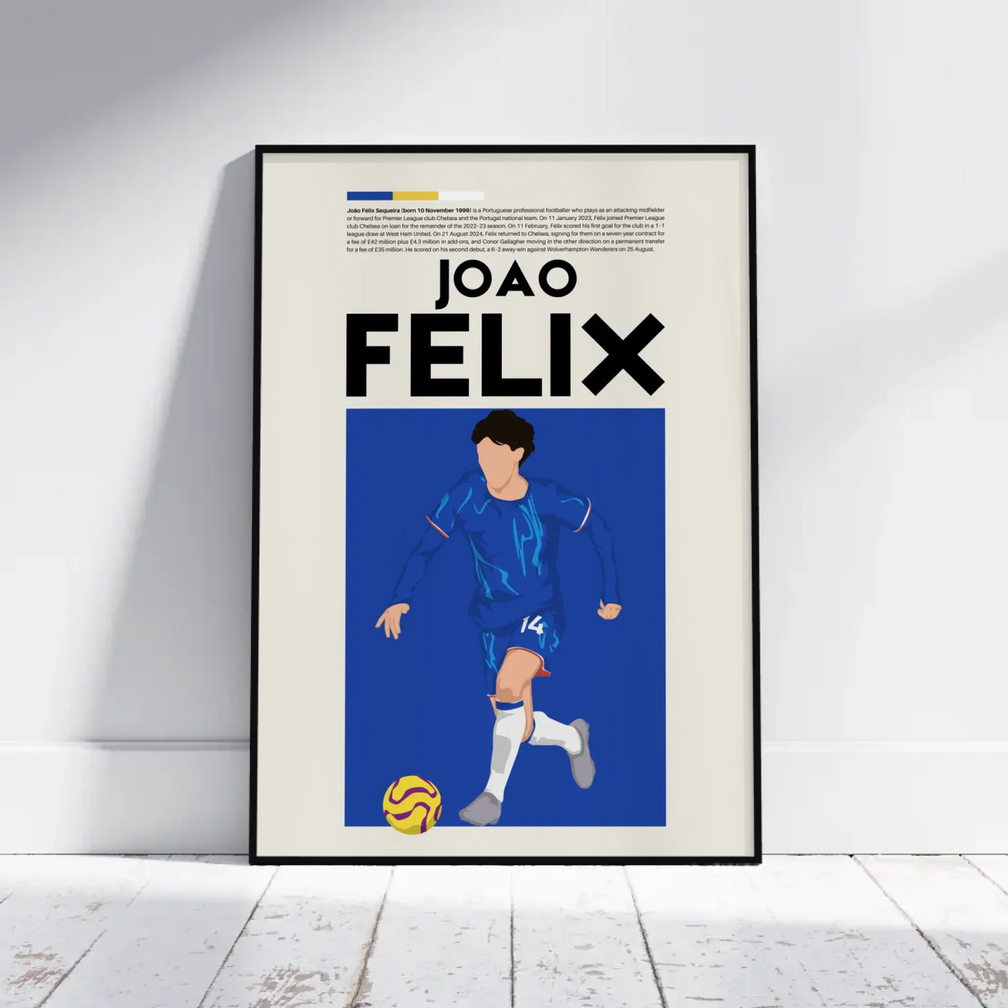 João Félix Chelsea - Minimalist Poster - Fans Favourites