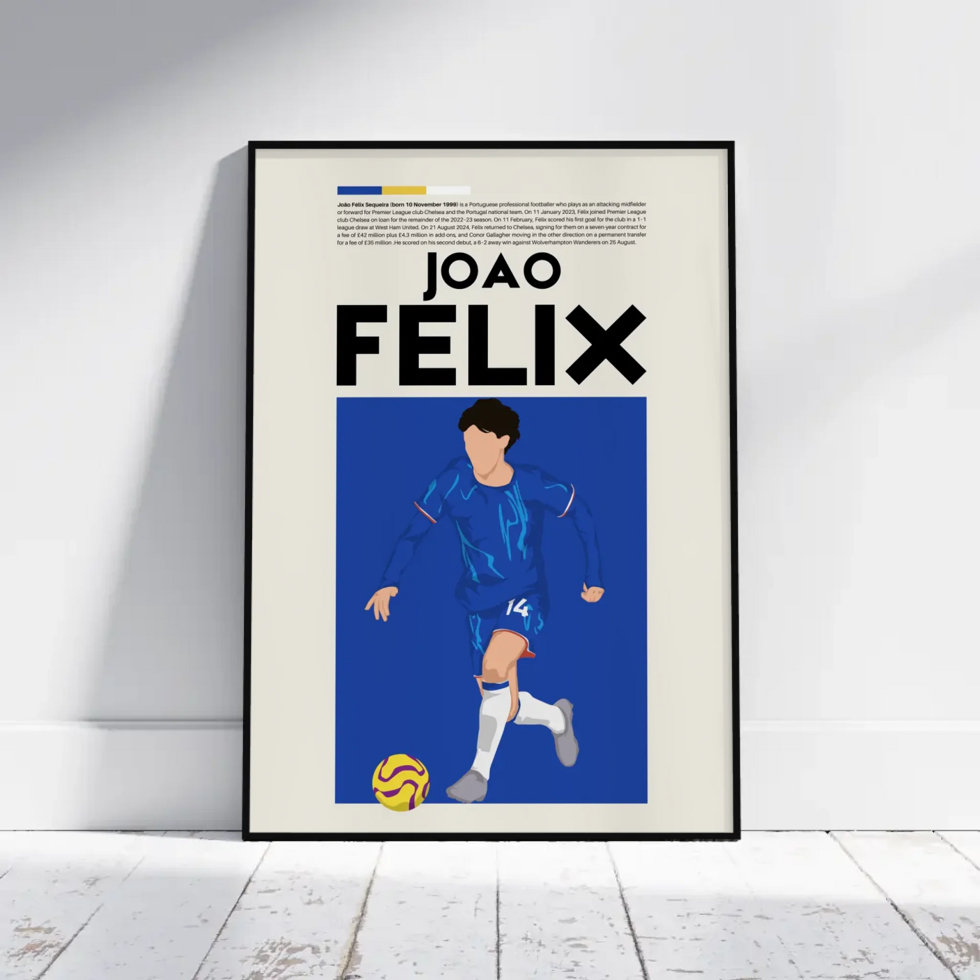 João Félix Chelsea - Minimalist Poster - Fans Favourites