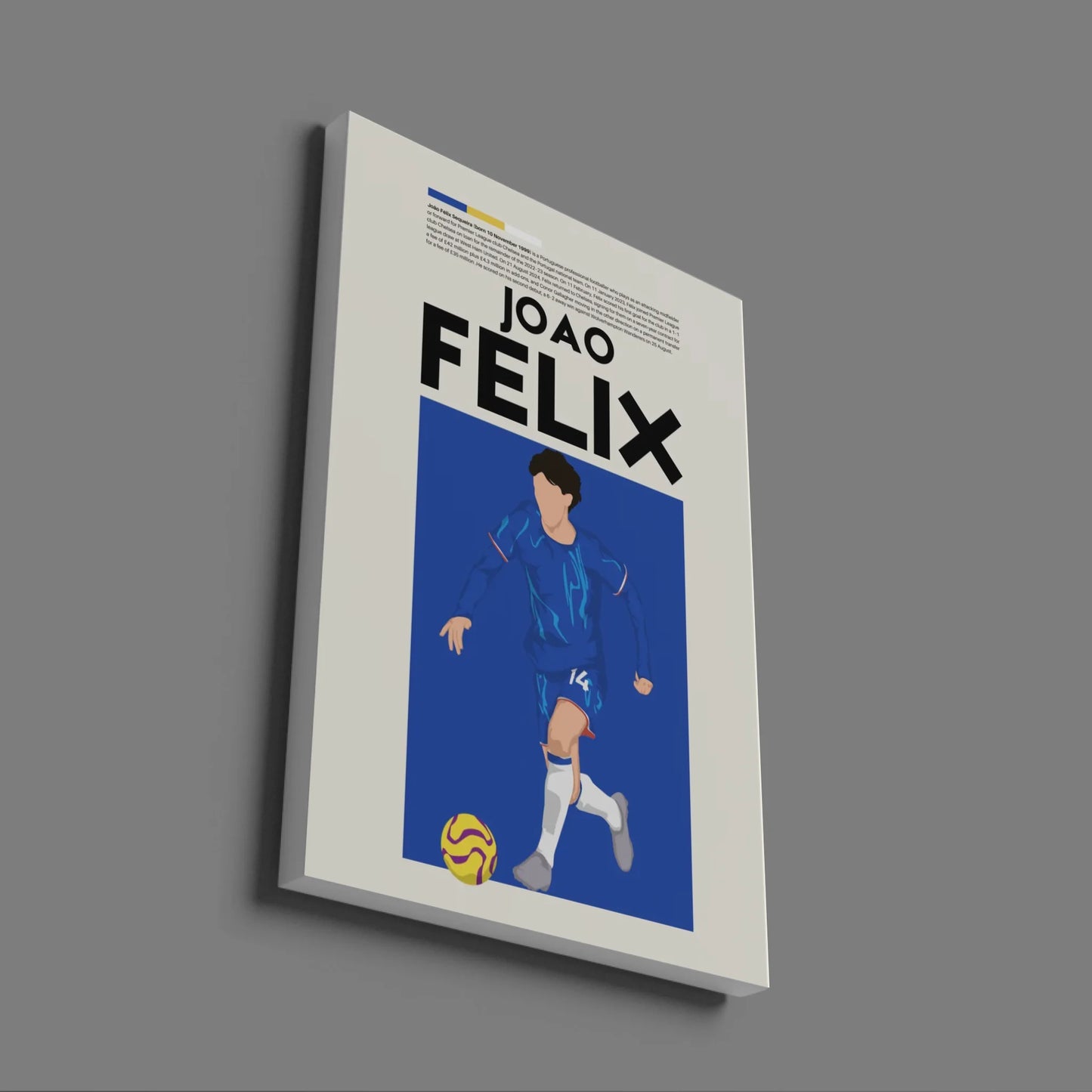 João Félix Chelsea - Minimalist Poster - Fans Favourites