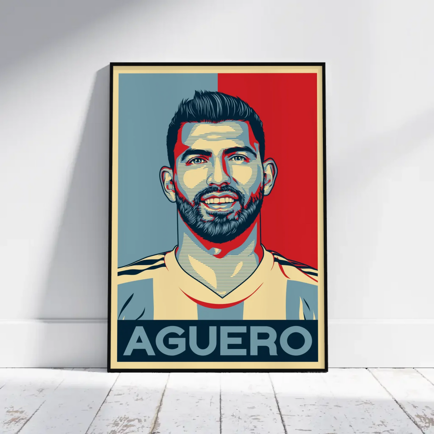 Sergio Agüero - Hope Style Poster - Fans Favourites