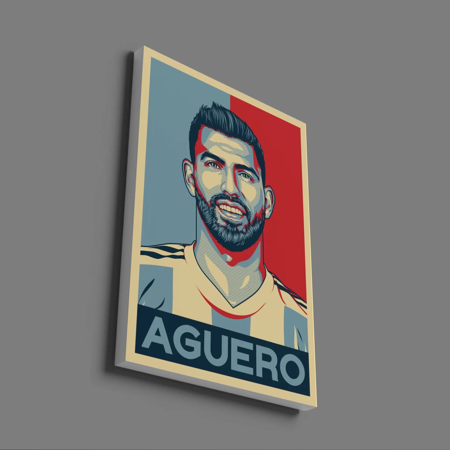 Sergio Agüero - Hope Style Poster - Fans Favourites