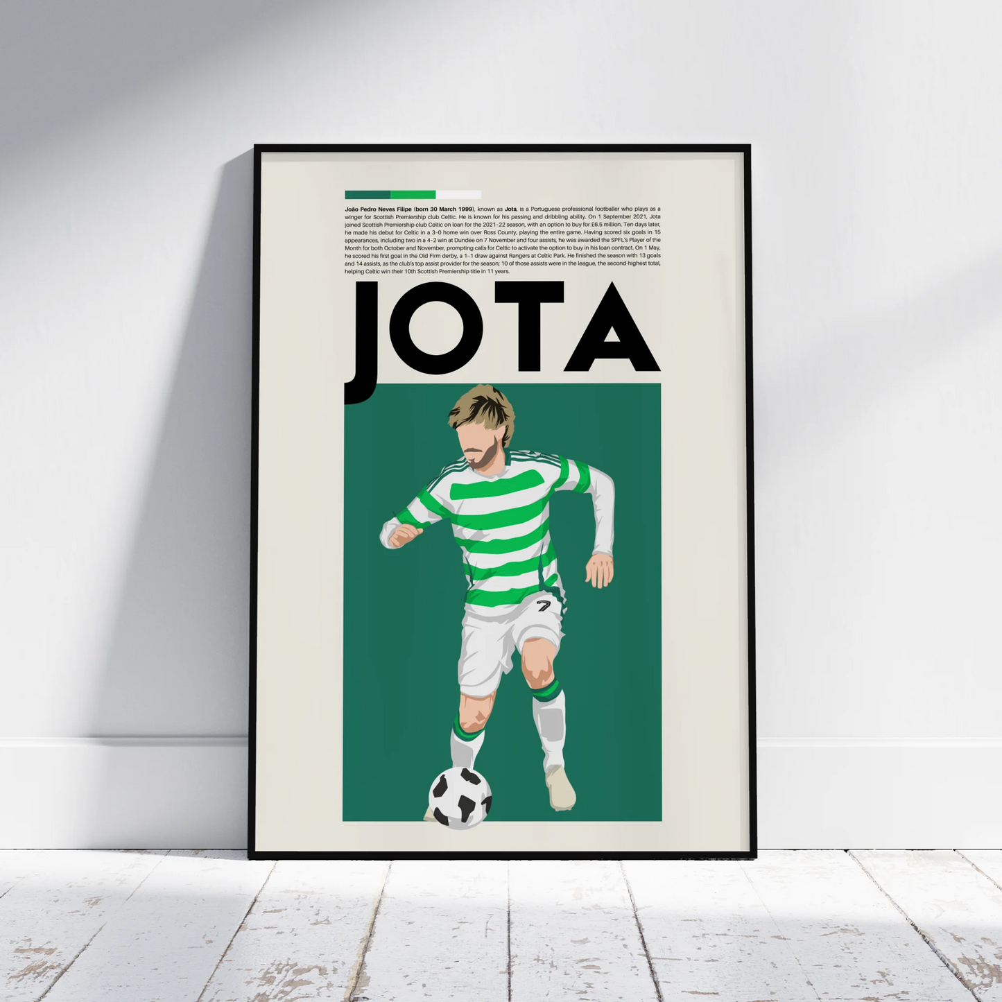 Jota Celtic - Minimalist Poster - Fans Favourites