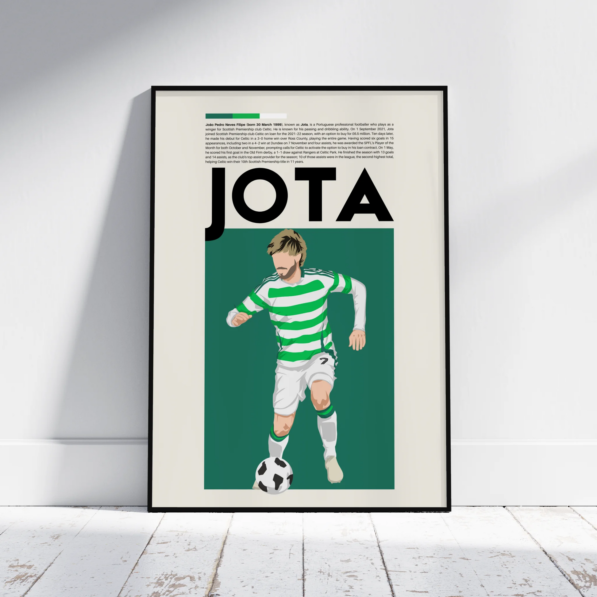 Jota Celtic - Minimalist Poster - Fans Favourites