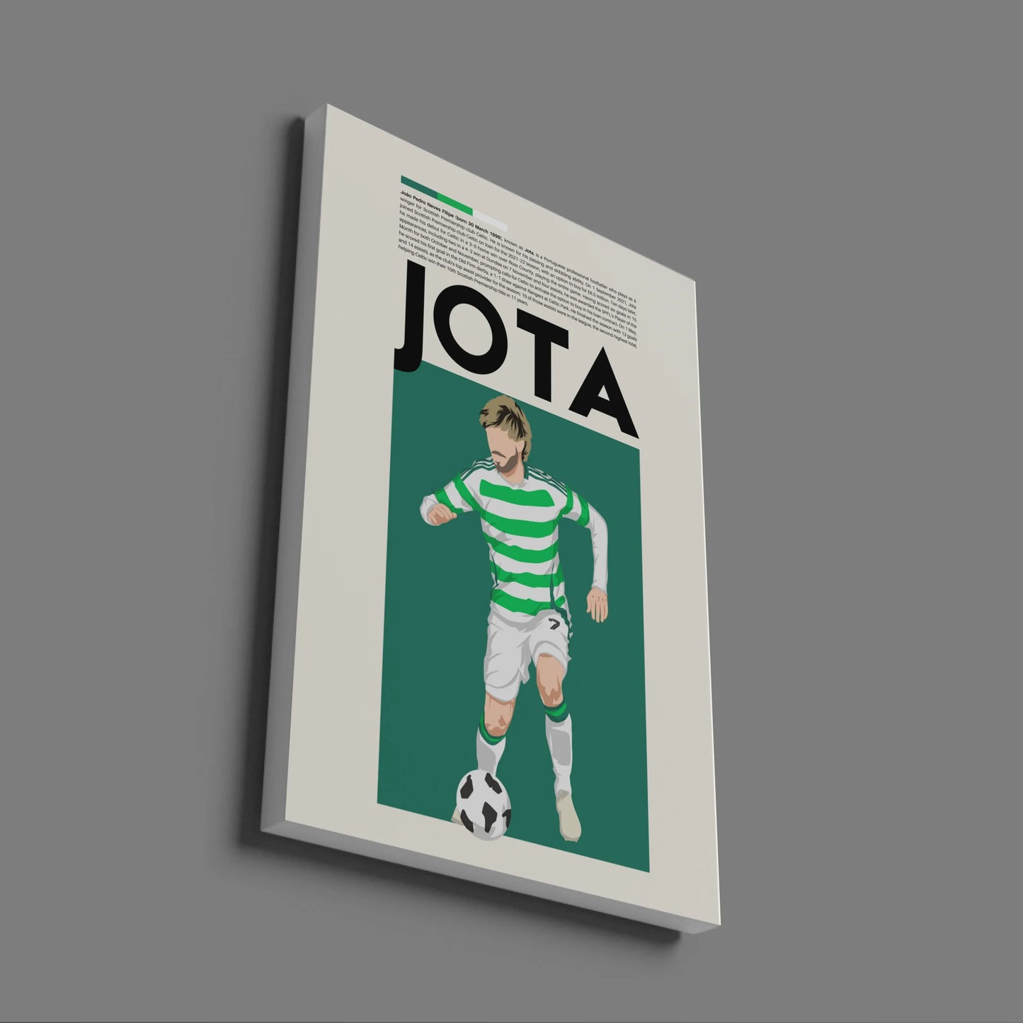 Jota Celtic - Minimalist Poster - Fans Favourites