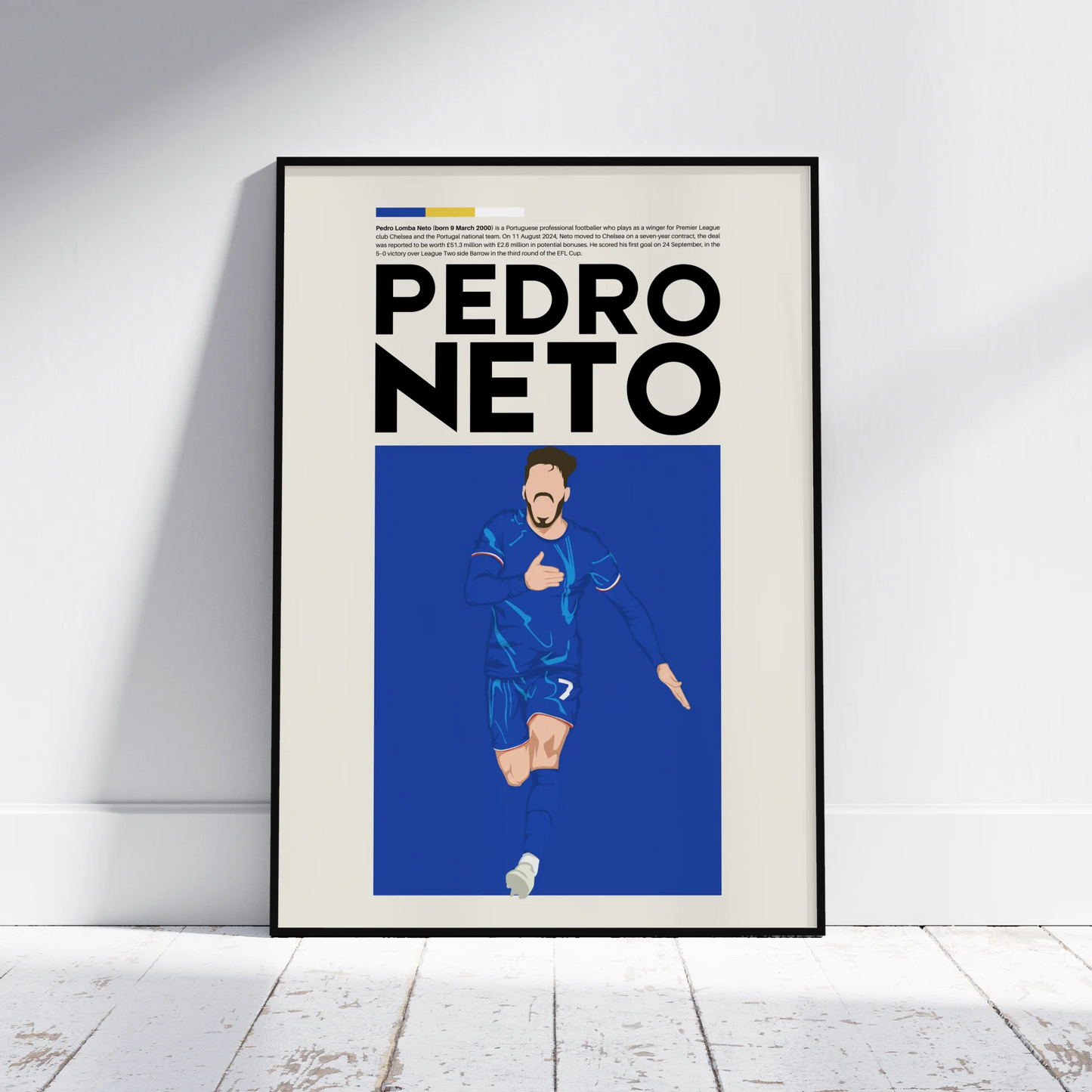 Pedro Neto Chelsea - Minimalist Poster - Fans Favourites