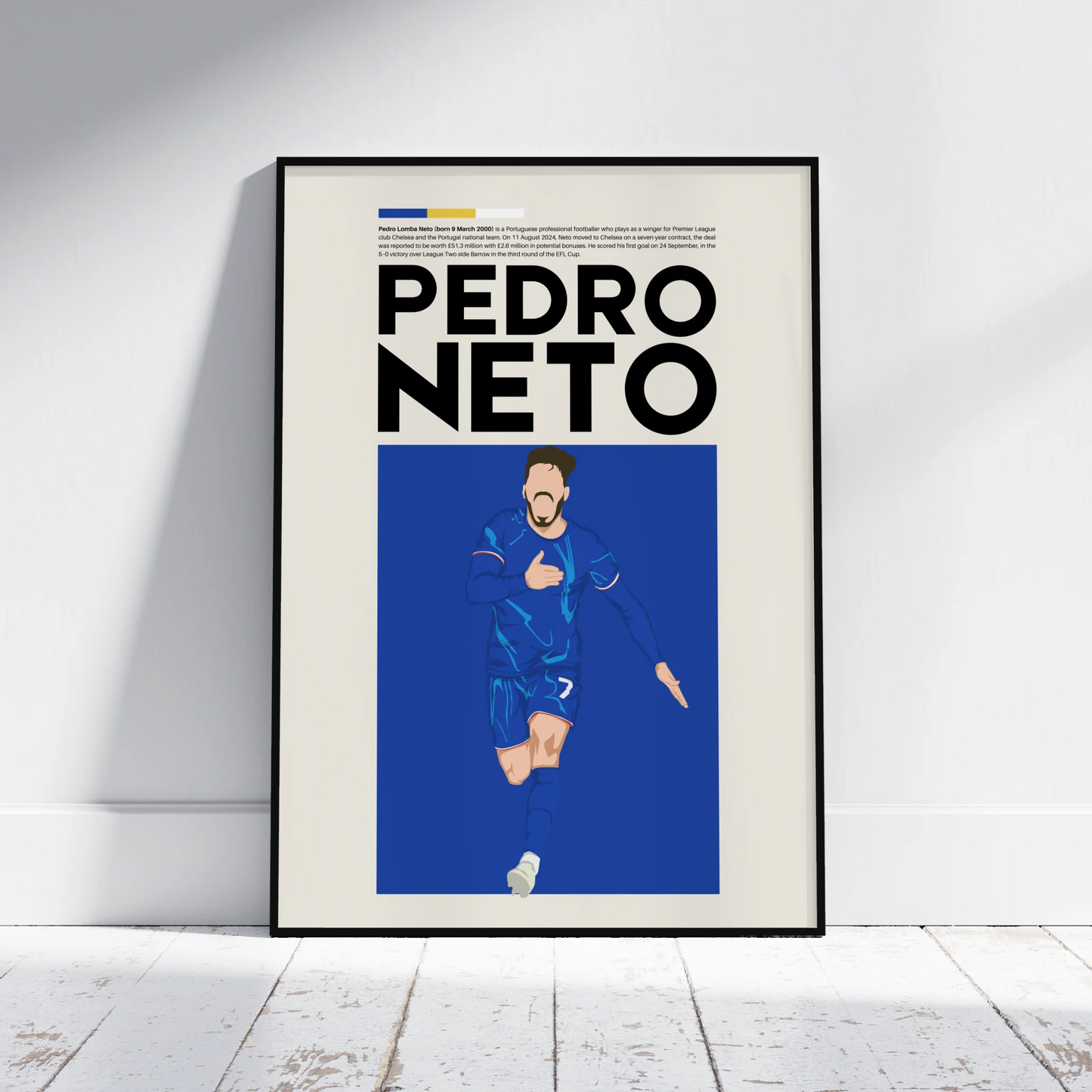 Pedro Neto Chelsea - Minimalist Poster - Fans Favourites