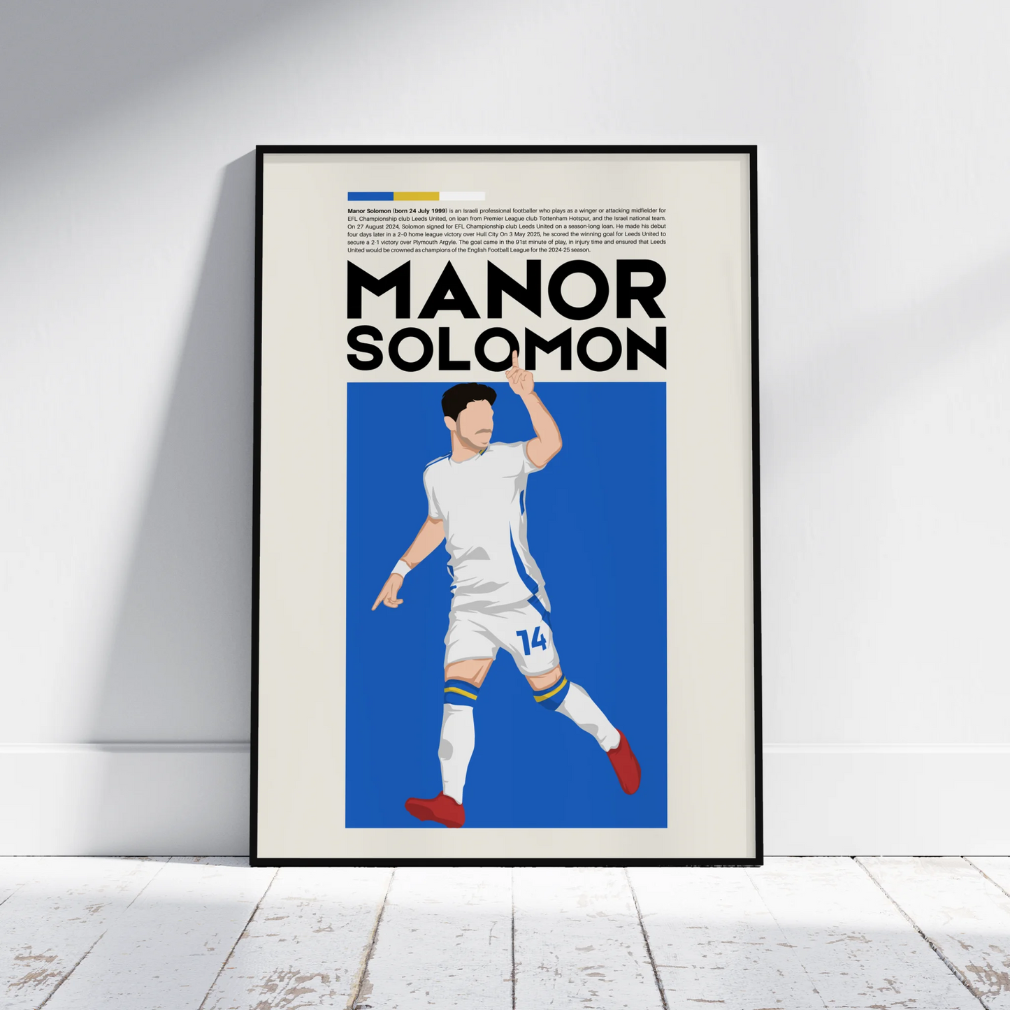 Manor Solomon Leeds - Minimalist Poster - Fans Favourites