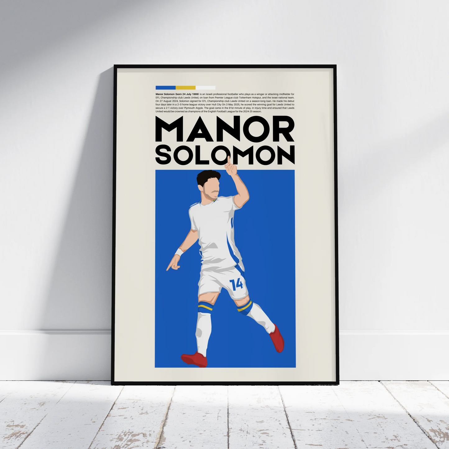 Manor Solomon Leeds - Minimalist Poster - Fans Favourites