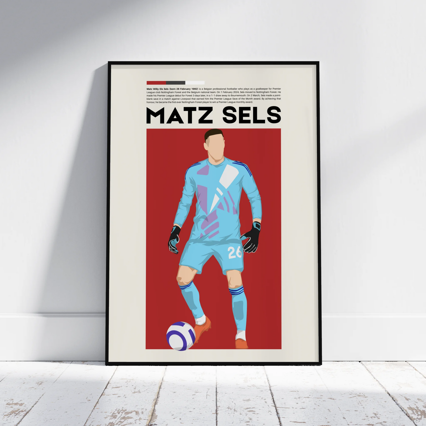 Matz Sels Nottingham - Minimalist Poster - Fans Favourites