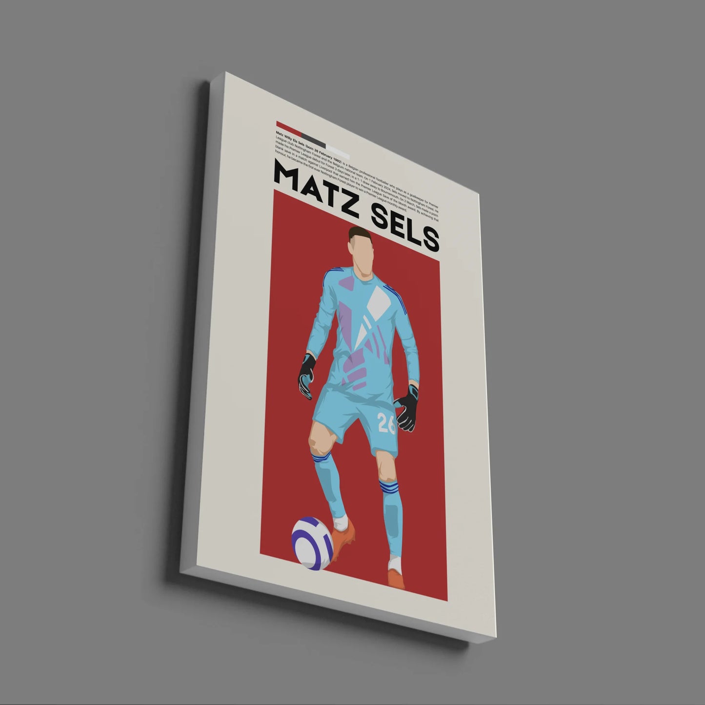 Matz Sels Nottingham - Minimalist Poster - Fans Favourites