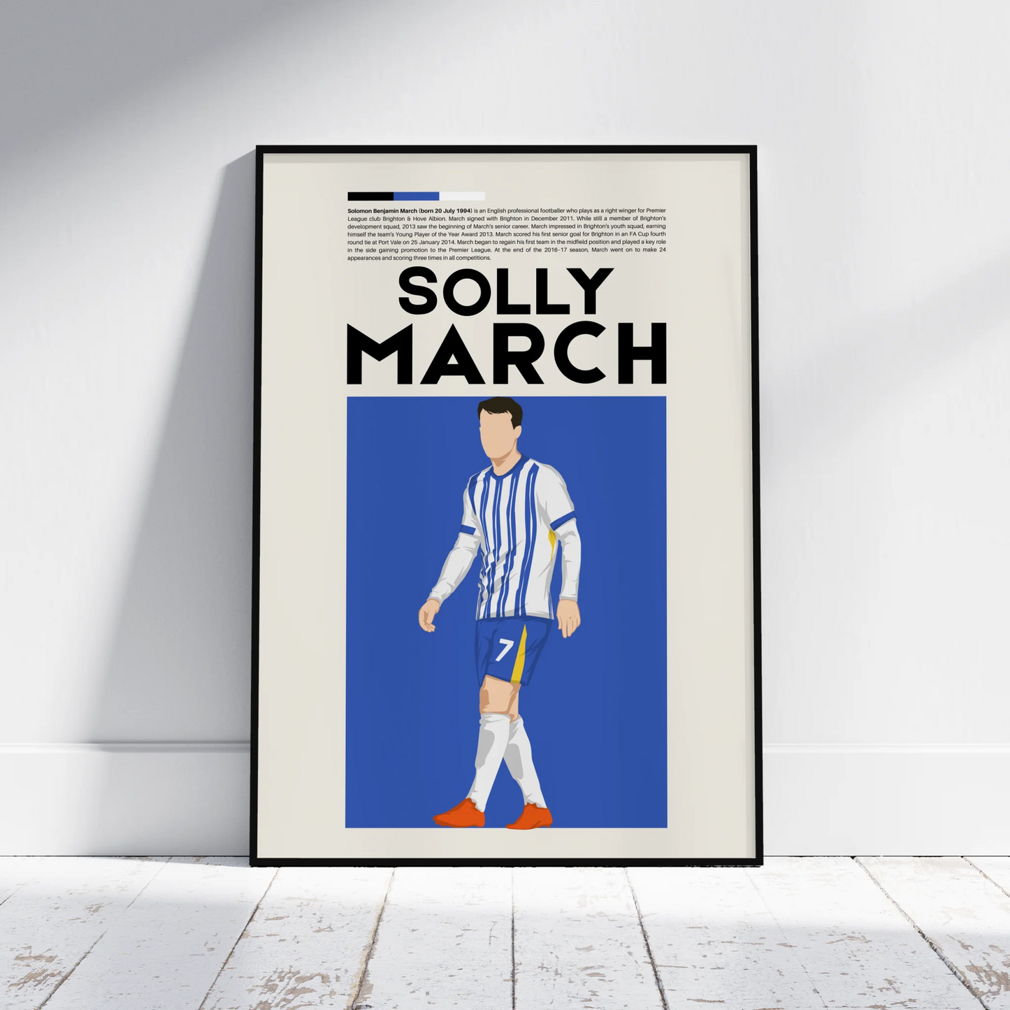 Solly March Brighton - Minimalist Poster - Fans Favourites