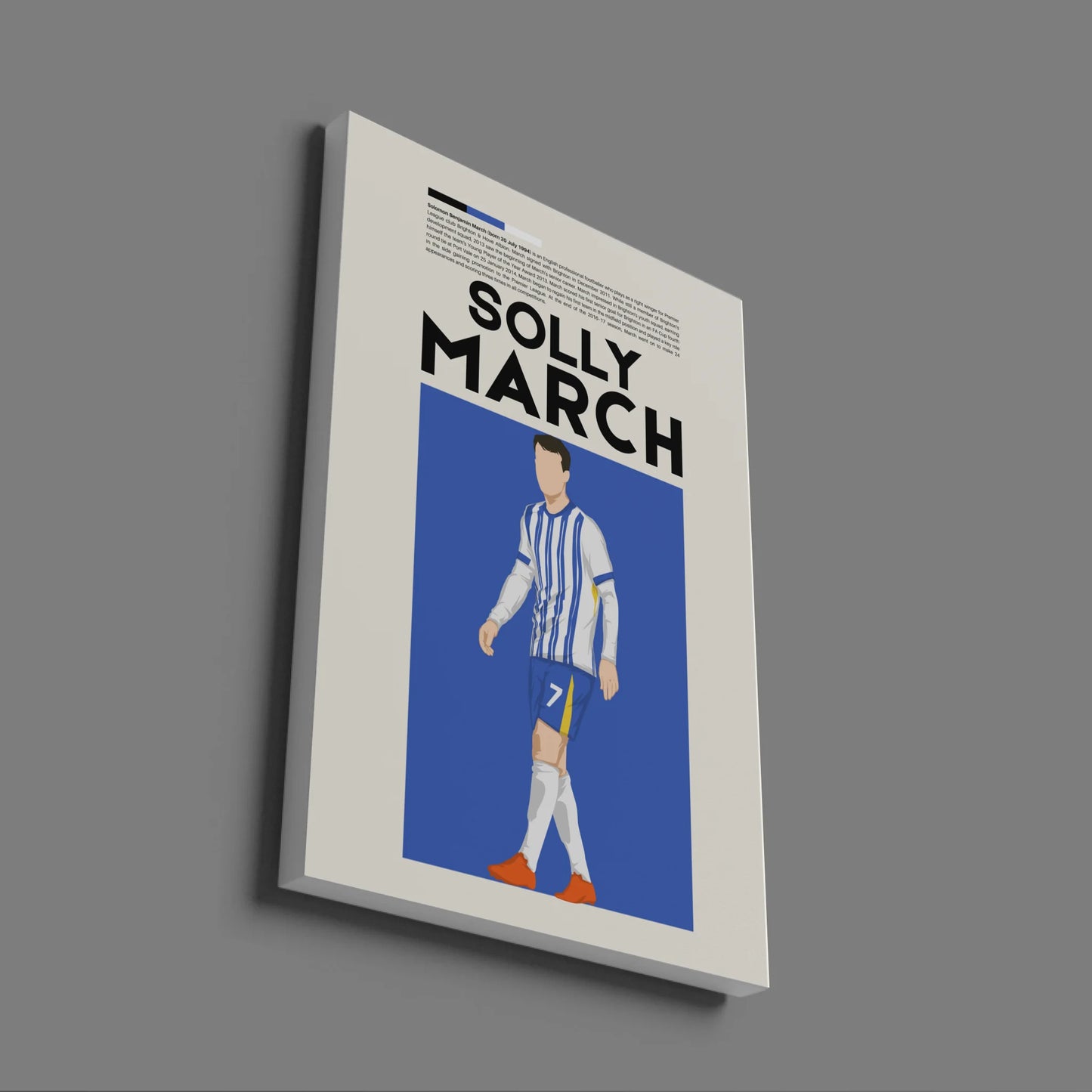 Solly March Brighton - Minimalist Poster - Fans Favourites