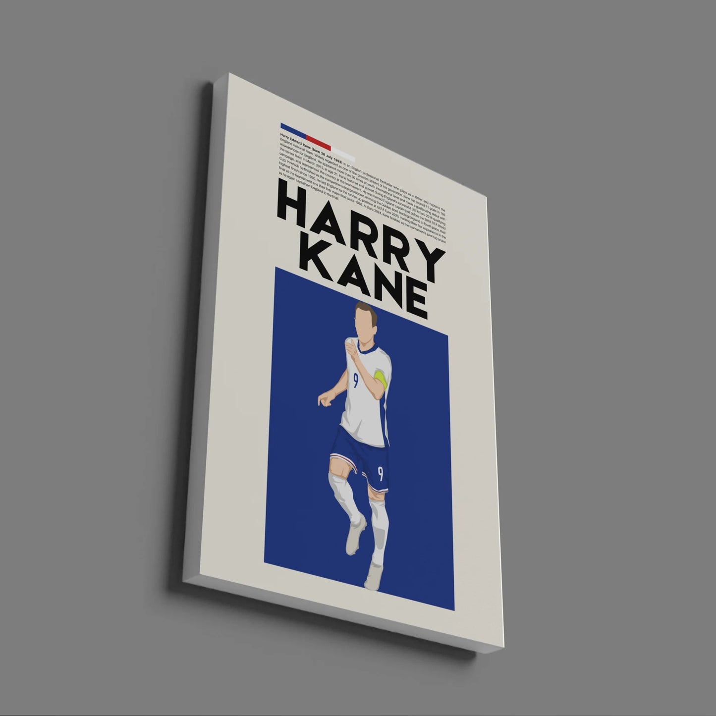 Harry Kane England - Minimalist Poster - Fans Favourites