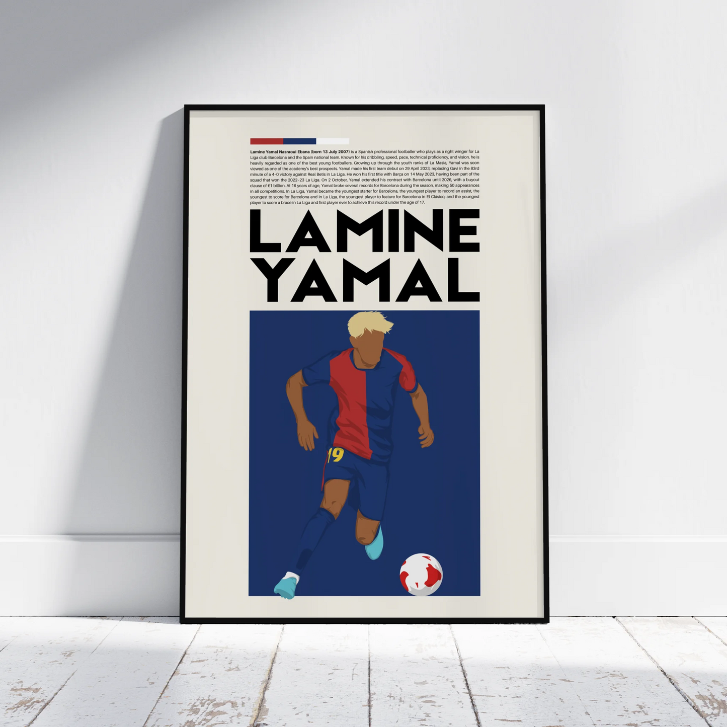Lamine Yamal Barcelona - Minimalist Poster - Fans Favourites