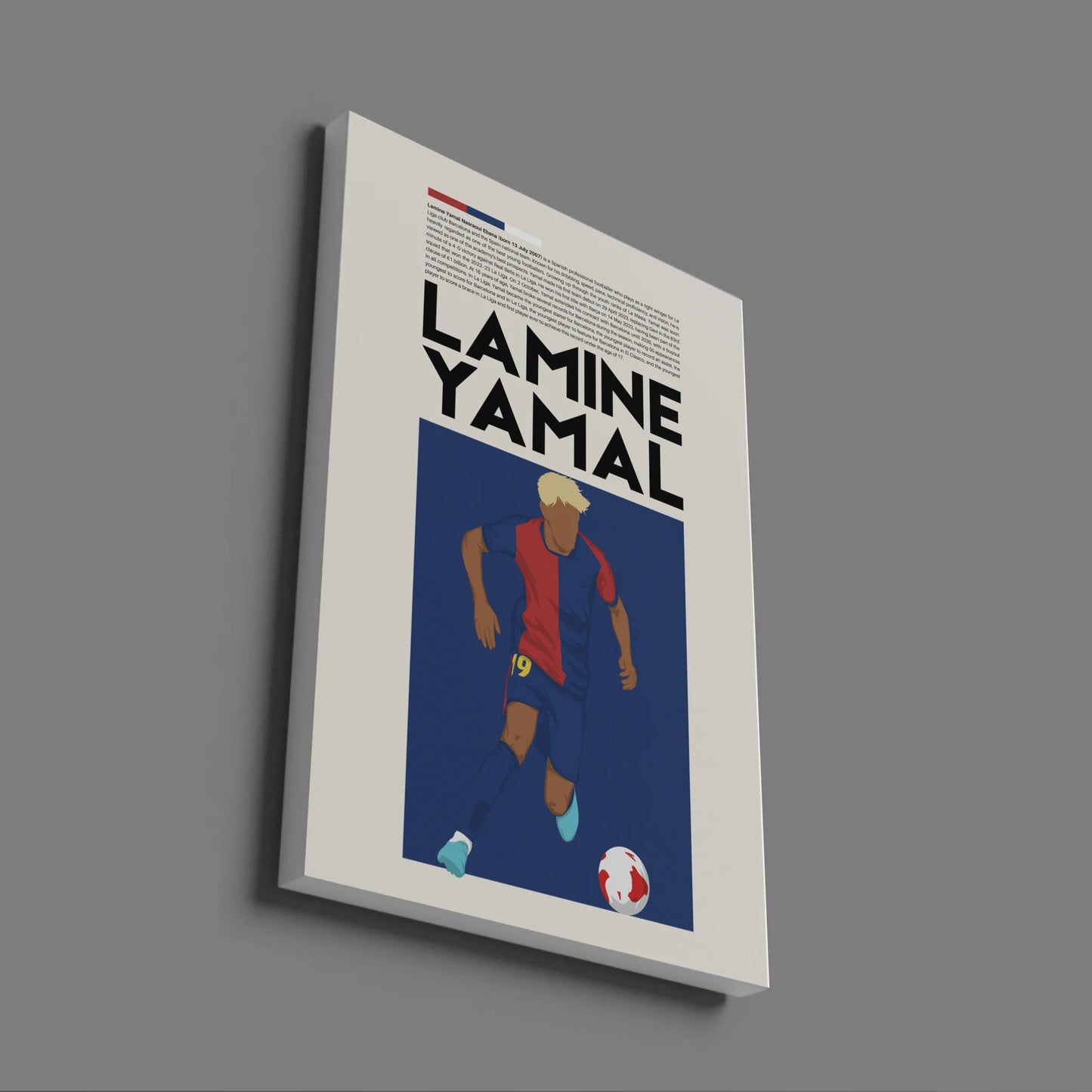 Lamine Yamal Barcelona - Minimalist Poster - Fans Favourites