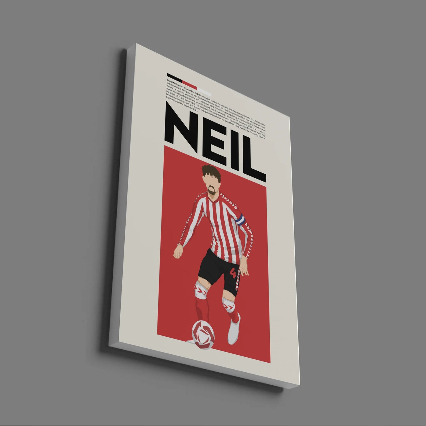 Dan Neil Sunderland - Minimalist Poster - Fans Favourites