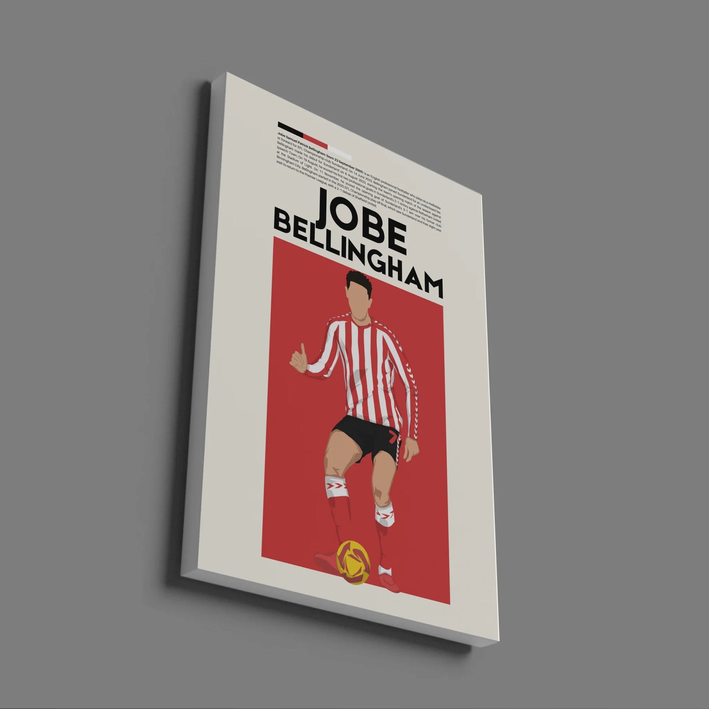 Jobe Bellingham Sunderland - Minimalist Poster - Fans Favourites
