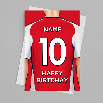 Arsenal Personalised Card Poster - Fans Favourites