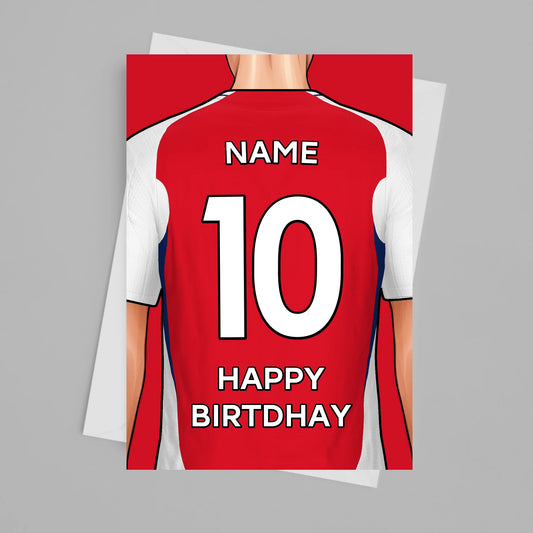 Arsenal Personalised Card Poster - Fans Favourites