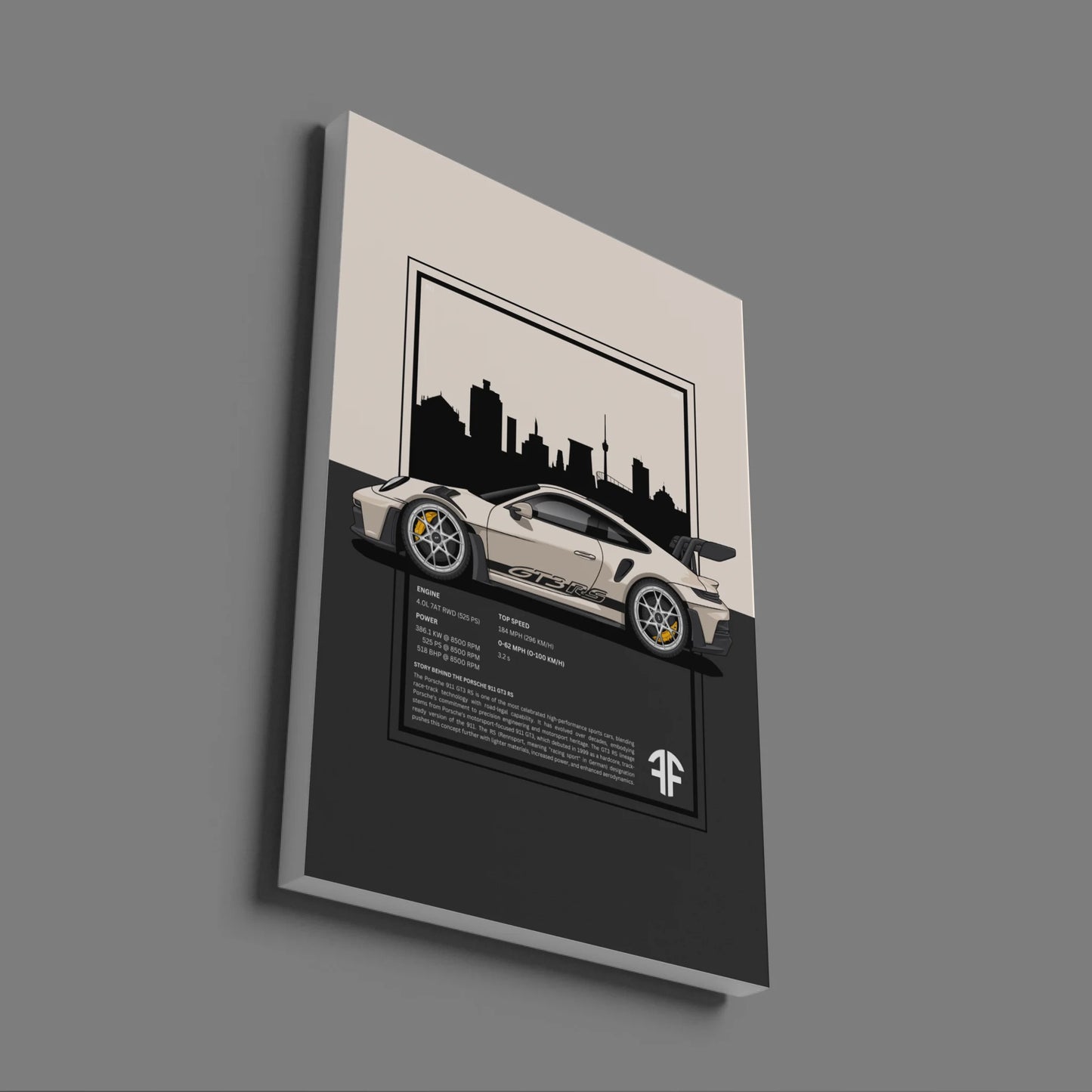 Porsche 911 GT3 RS 991.2 Poster - Fans Favourites