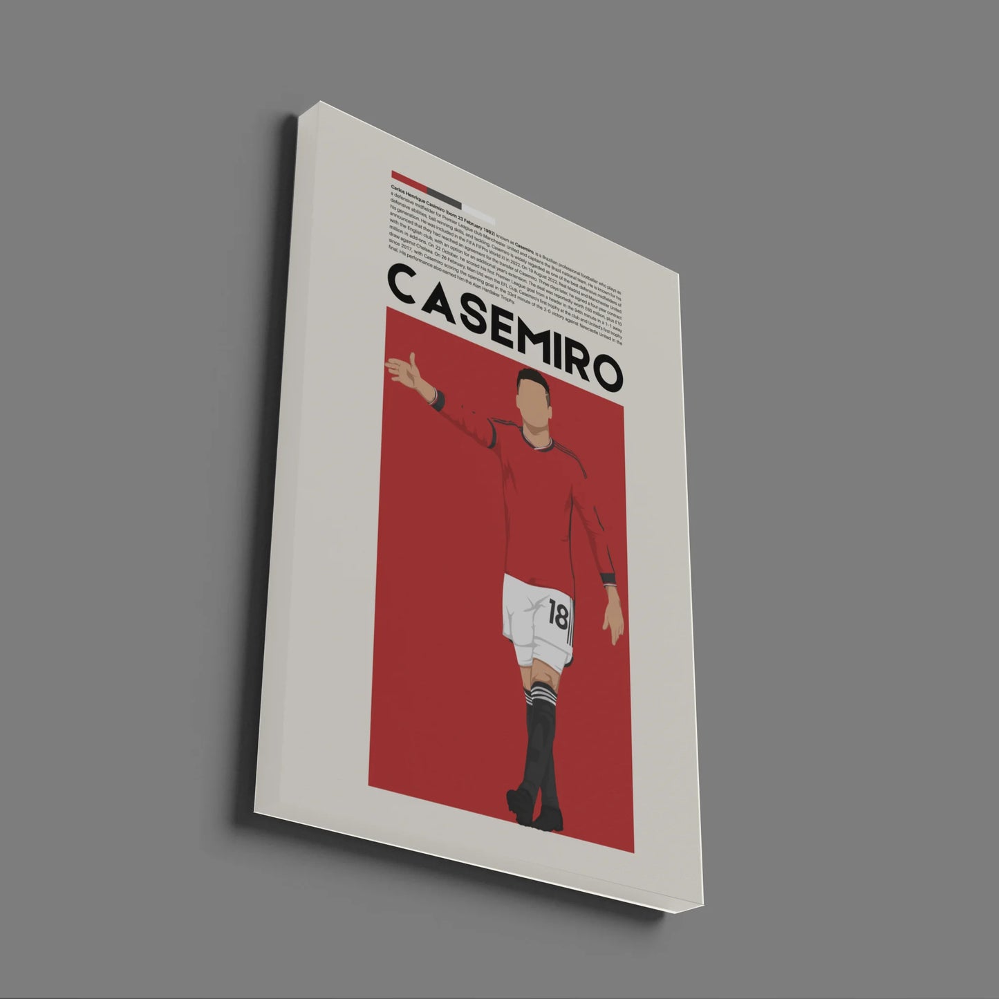 Casemiro Man Utd - Minimalist