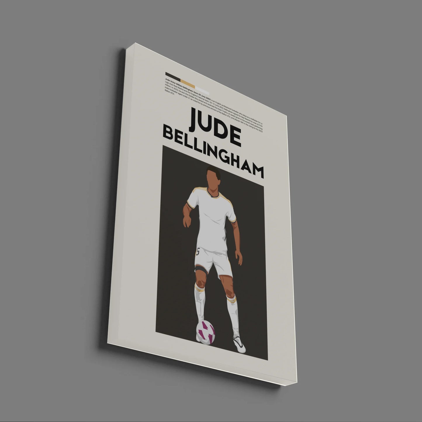 Jude Bellingham Real Madrid - Minimalist