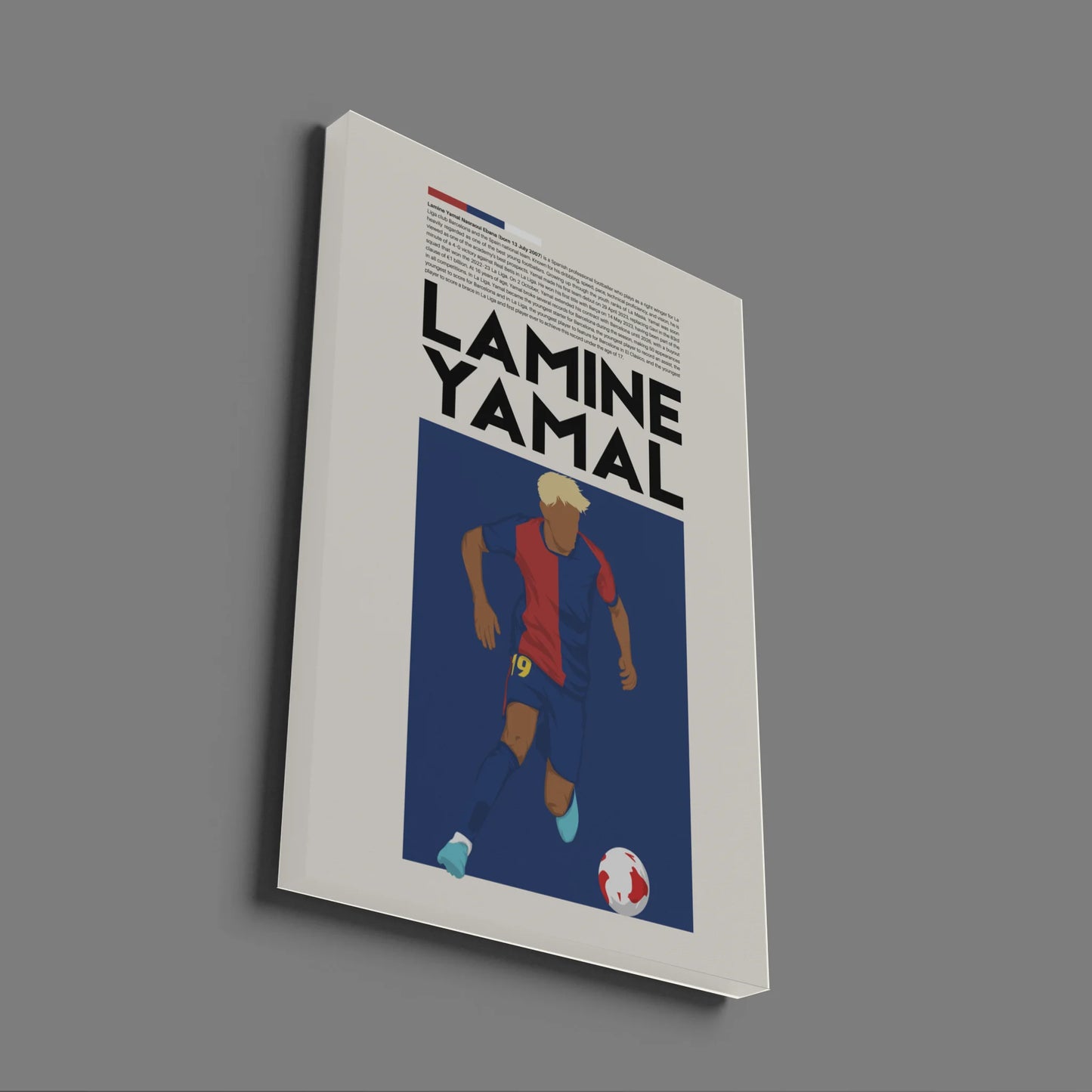 Lamine Yamal Barcelona - Minimalist