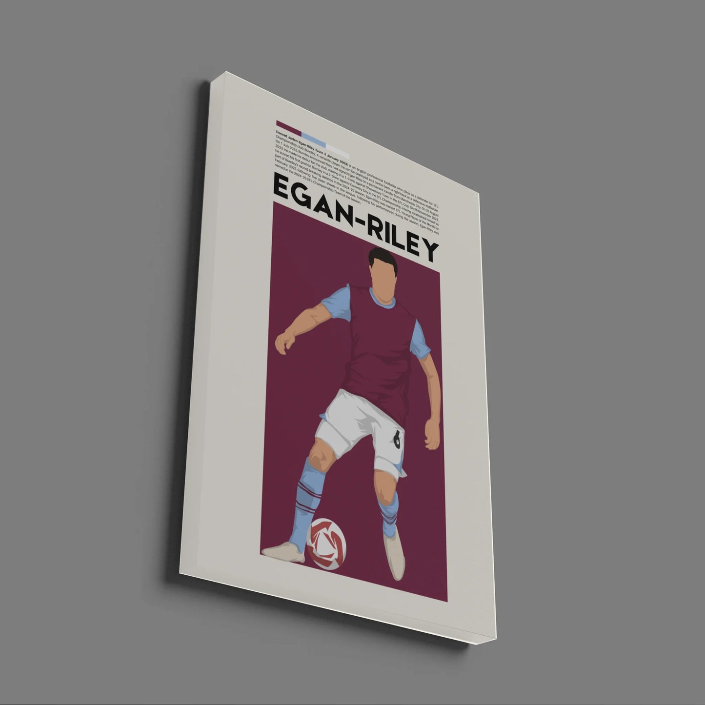 CJ Egan-Riley Burnley - Minimalist