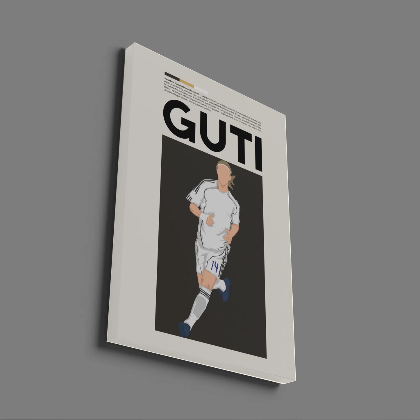 Guti Real Madrid - Minimalist
