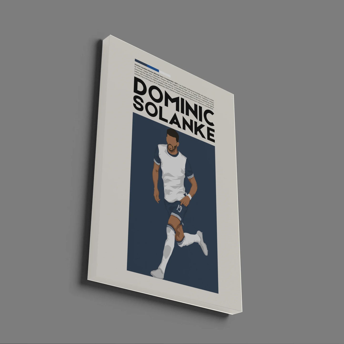 Dominic Solanke Tottenham - Minimalist