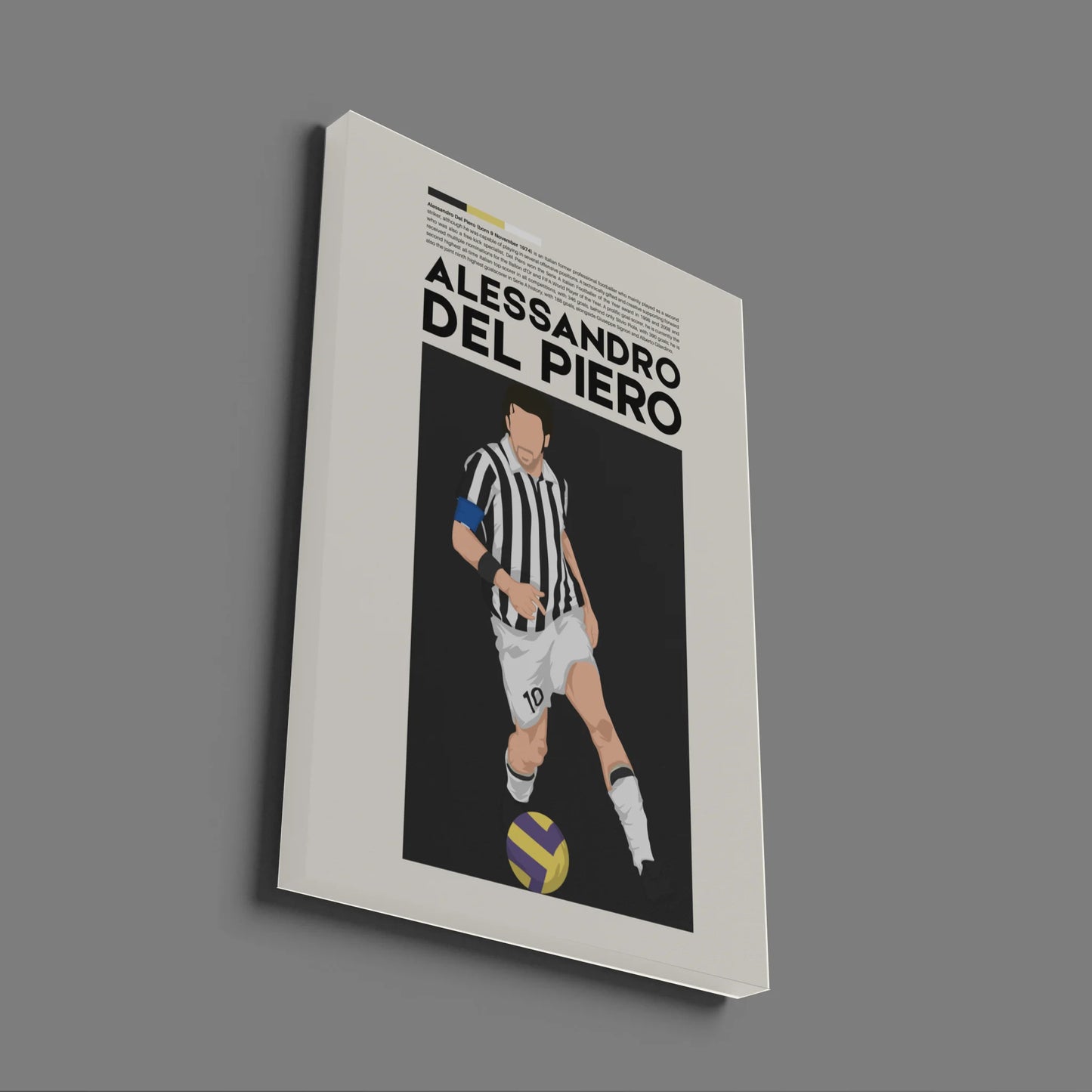 Alessandro Del Piero Juventus - Minimalist