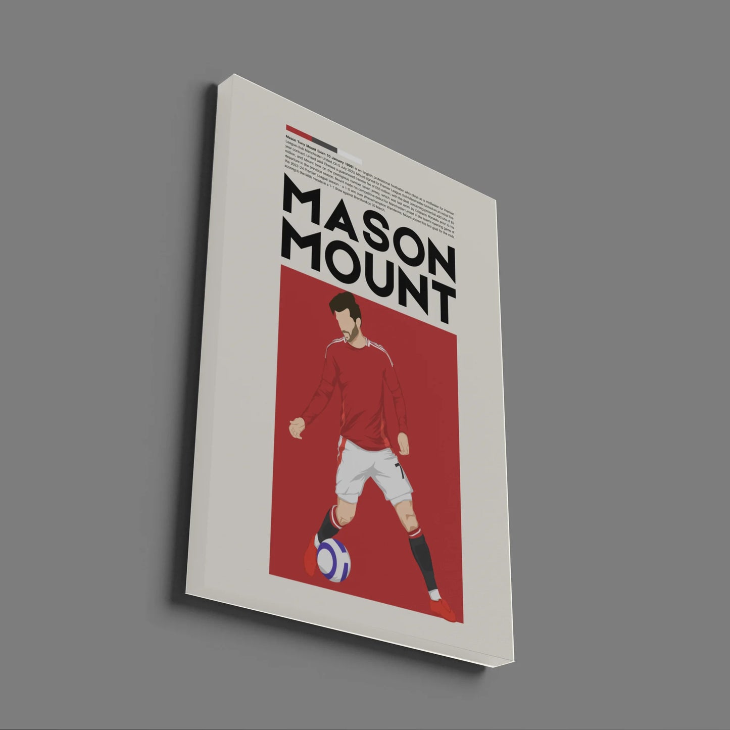 Mason Mount Man Utd - Minimalist