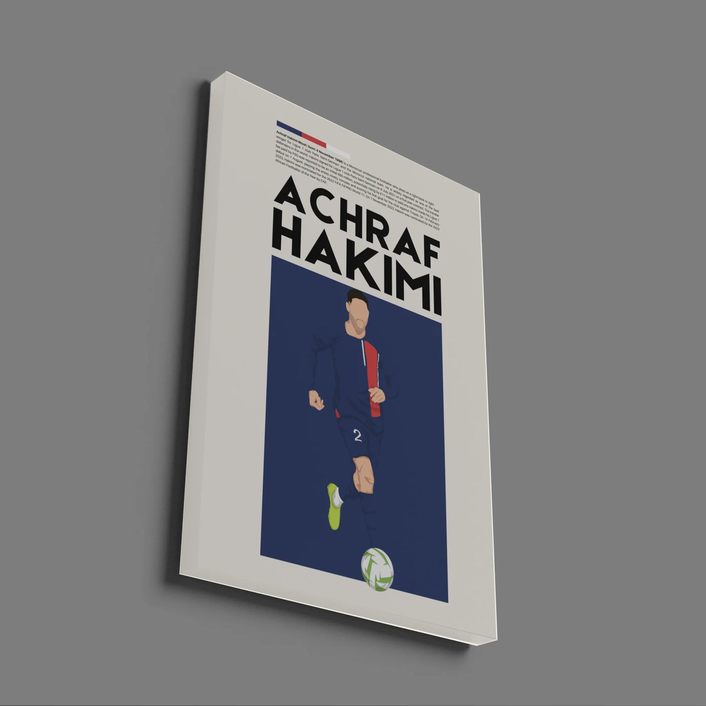 Achraf Hakimi PSG - Minimalist