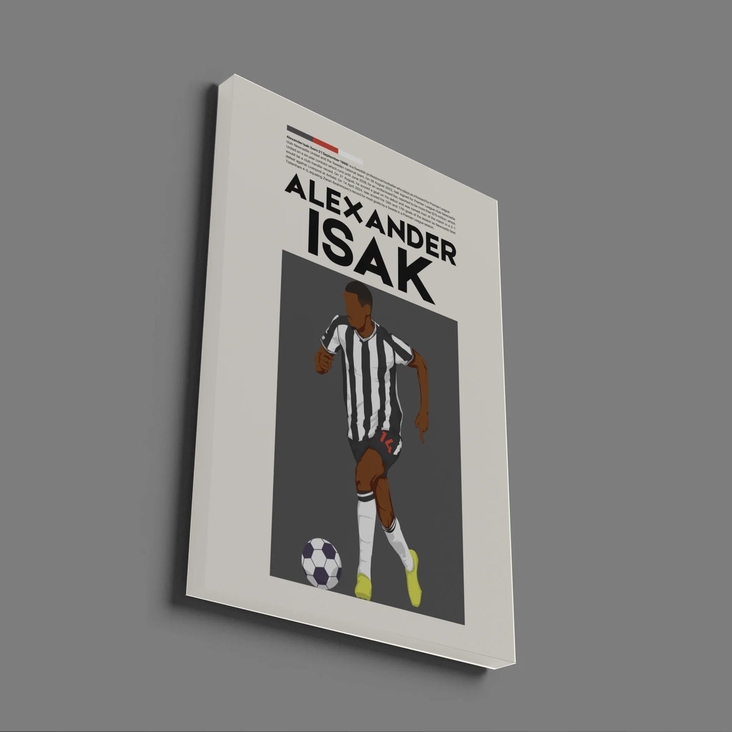 Alexander Isak Newcastle - Minimalist