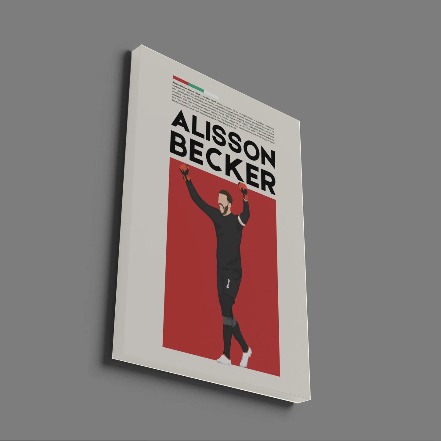 Alisson Becker Liverpool - Minimalist