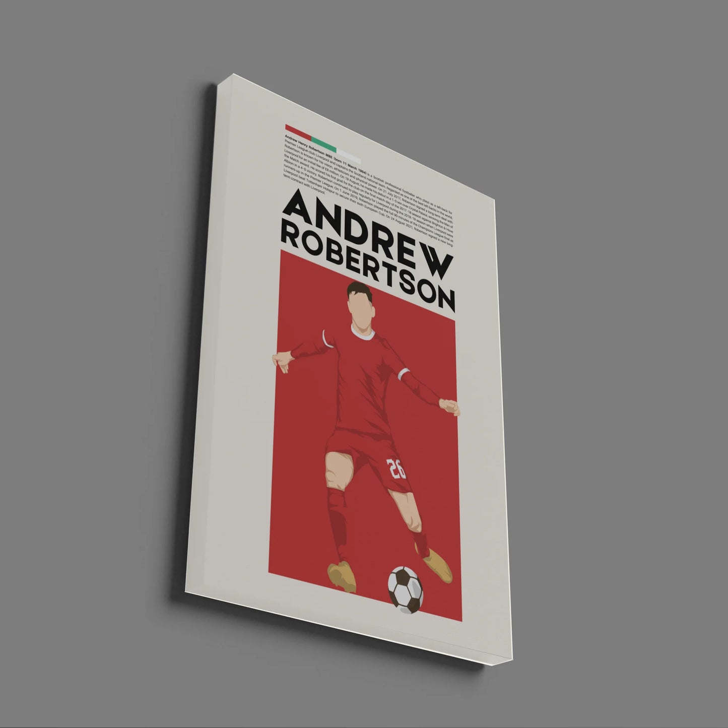 Andrew Robertson Liverpool - Minimalist