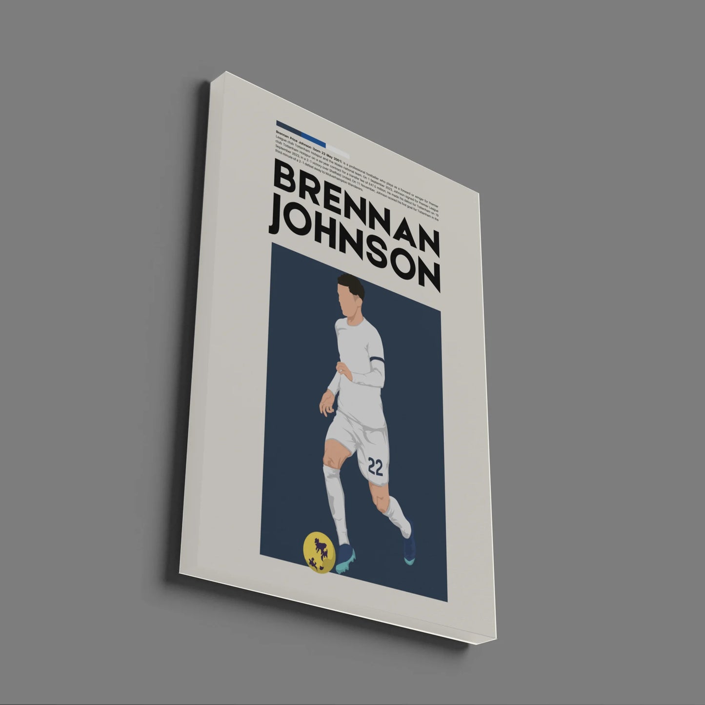 Brennan Johnson Tottenham - Minimalist