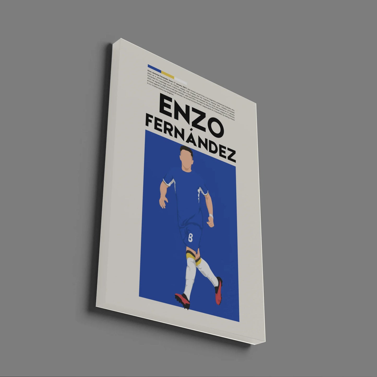 Enzo Fernández Chelsea - Minimalist