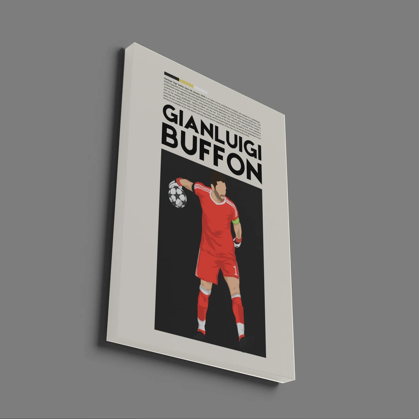 Gianluigi Buffon Juventus - Minimalist