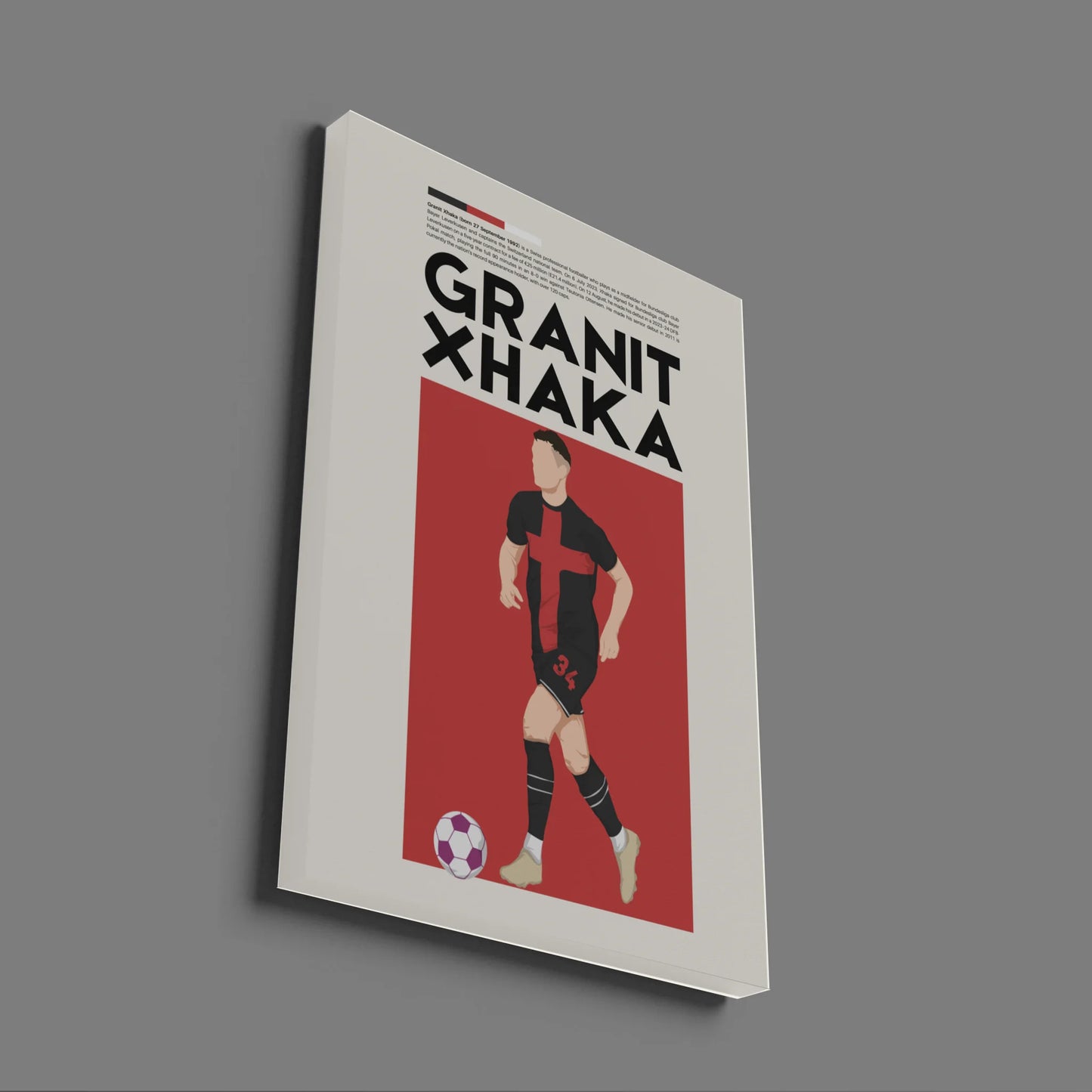 Granit Xhaka Leverkusen - Minimalist