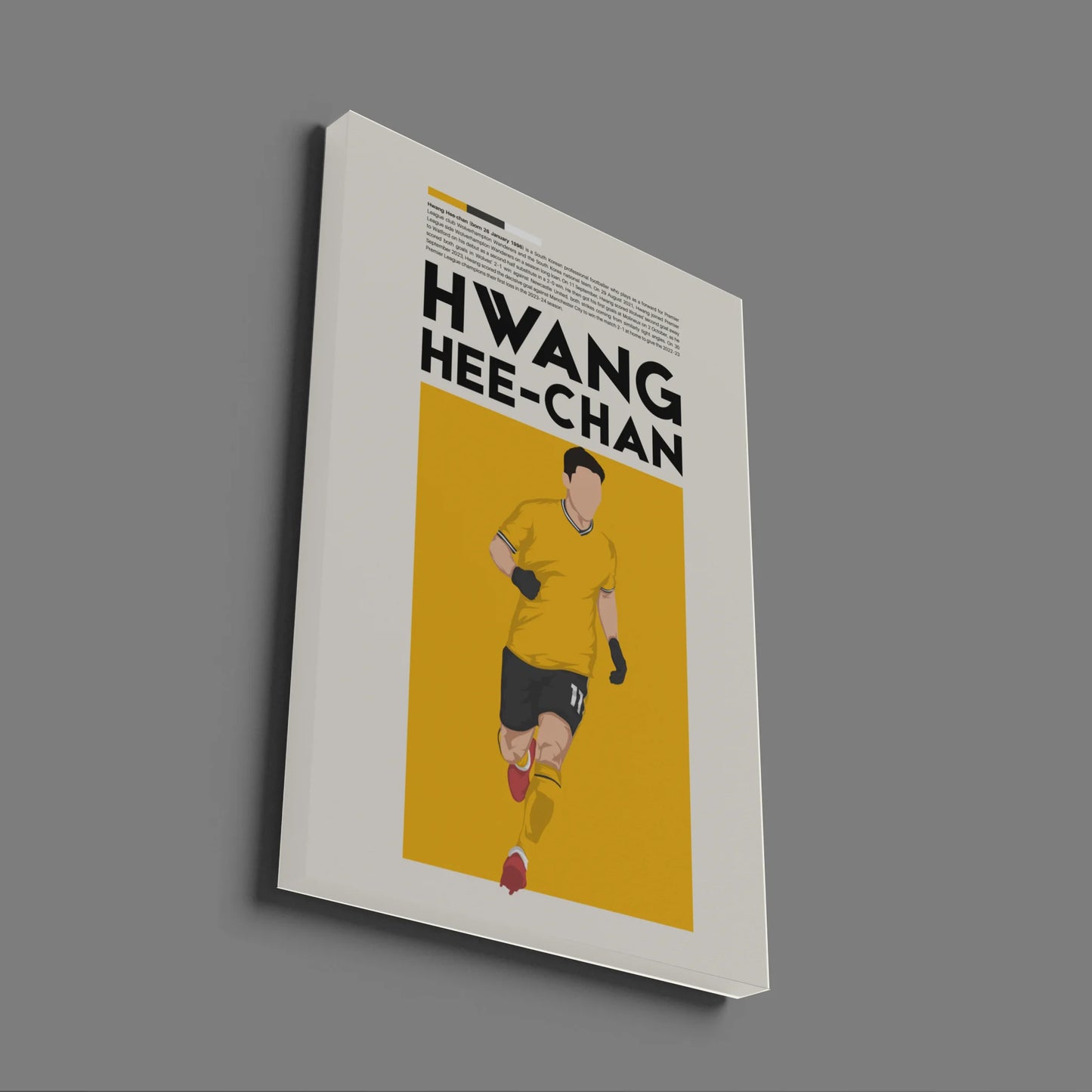 Hwang Hee-chan Wolves - Minimalist