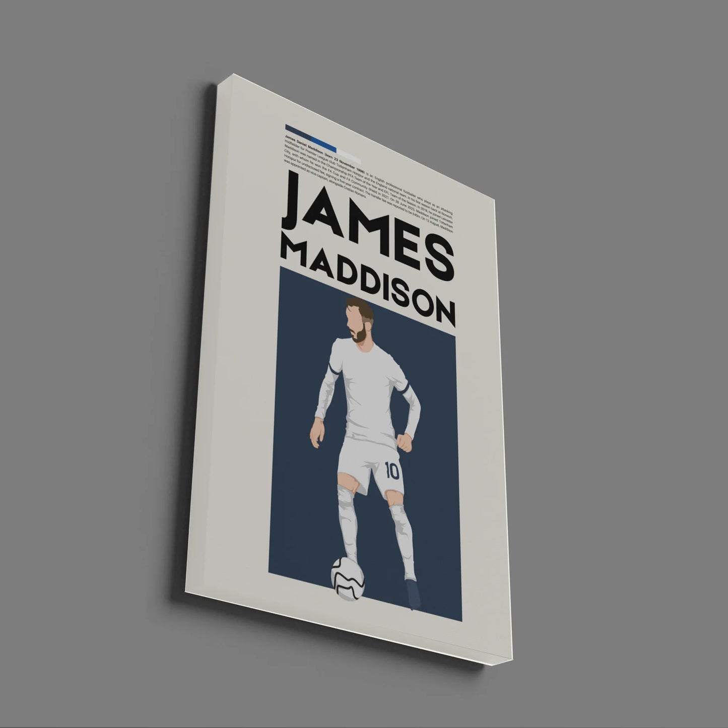 James Maddison Tottenham - Minimalist