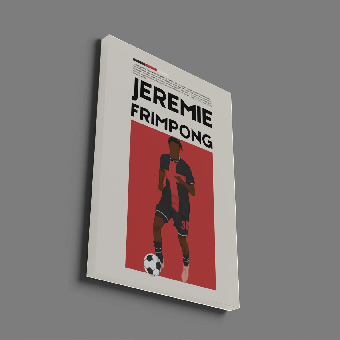 Jeremie Frimpong Leverkusen - Minimalist