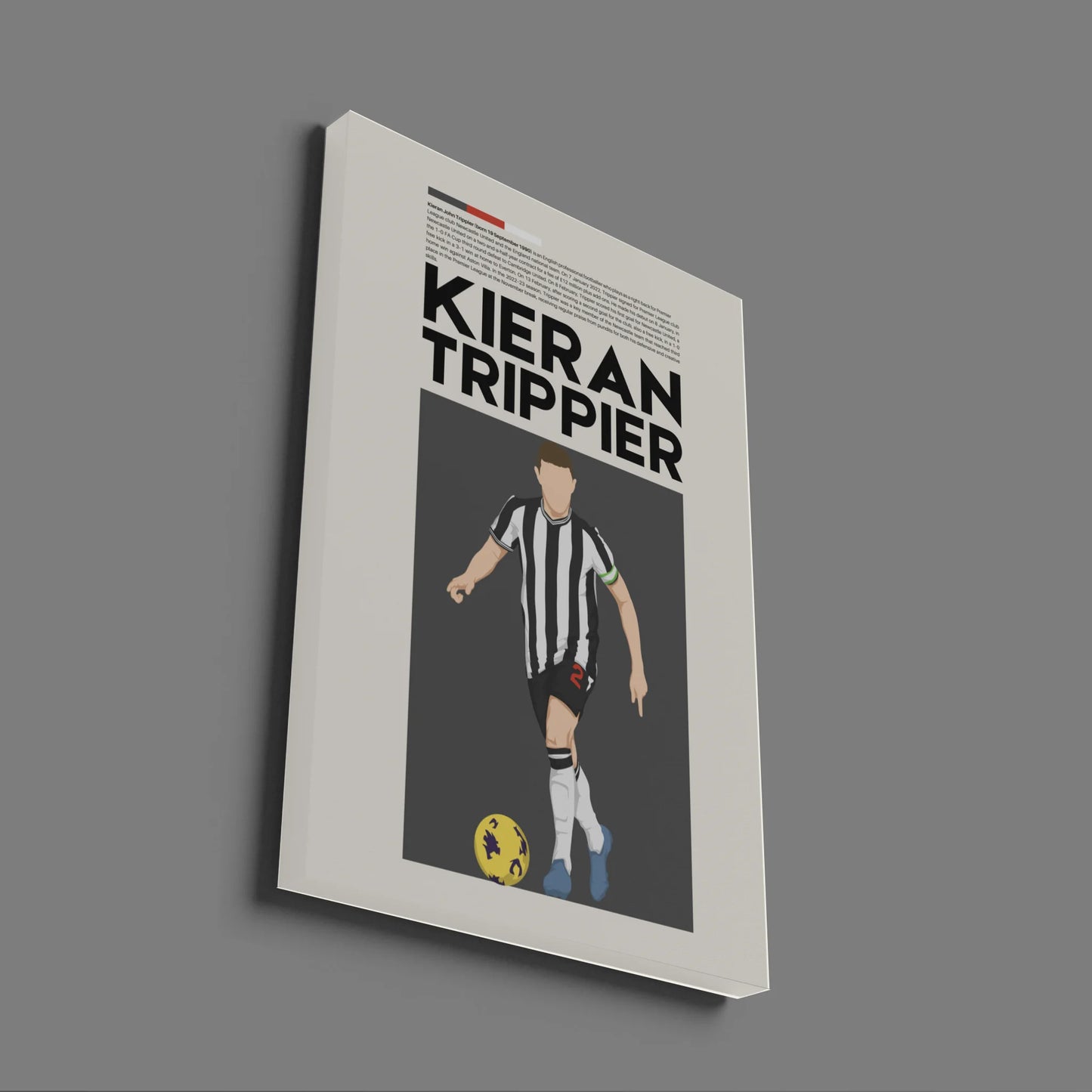 Kieran Trippier Newcastle - Minimalist
